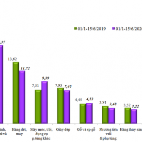 Kim ngạch xuất nhập khẩu đạt hơn 20 tỷ USD trong nửa đầu tháng 6