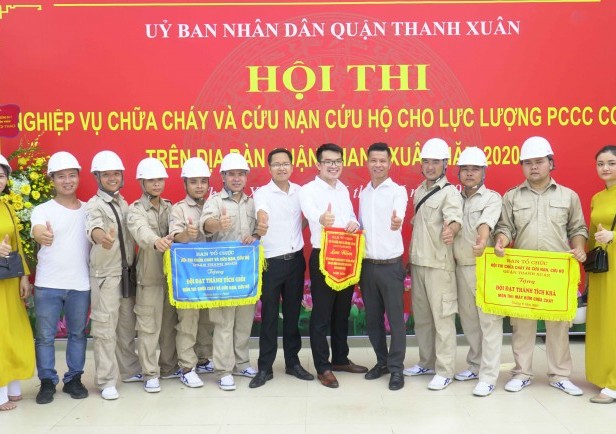 Five Star Kim Giang giành 2 giải cao tại hội thi Nghiệp vụ Chữa cháy và Cứu nạn cứu hộ