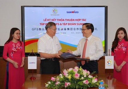 Kênh VTV1 - Lễ ký thoả thuận hợp tác giữa Tập đoàn GFS và Tập đoàn Sunward
