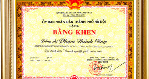 Bằng khen Cá nhân