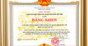 Bằng khen cho CBCNV