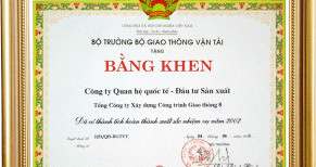 Bằng khen Công ty